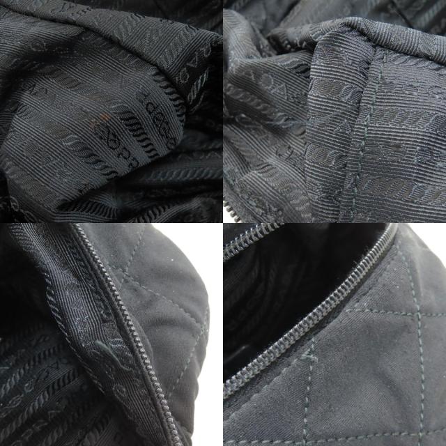 プラダ PRADA キルティング 2WAY ハンドバッグ コットンキャンバス レディース 中古_5