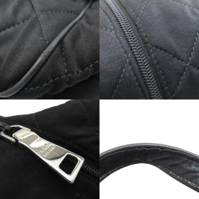プラダ PRADA キルティング 2WAY ハンドバッグ コットンキャンバス レディース 中古_6