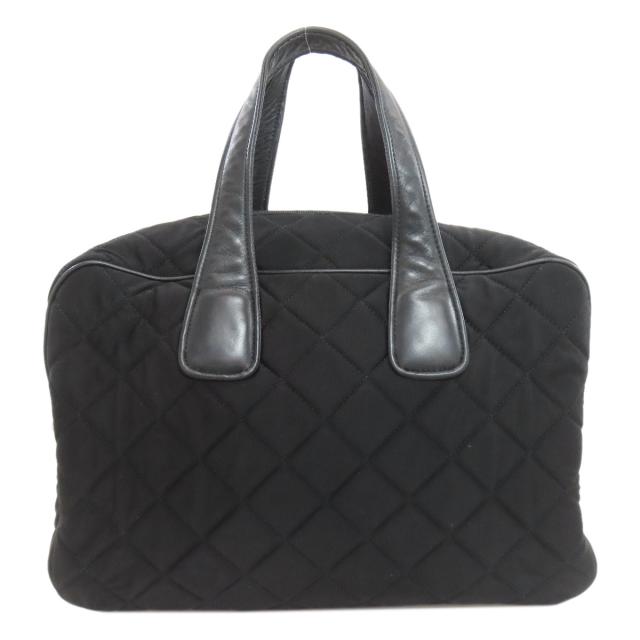 プラダ PRADA キルティング 2WAY ハンドバッグ コットンキャンバス レディース 中古_2