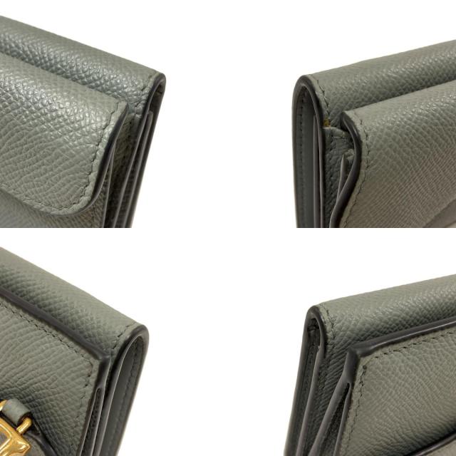 クリスチャンディオール CHRISTIAN DIOR  サドル ロータス  二つ折り財布（小銭入れあり） 中古_9