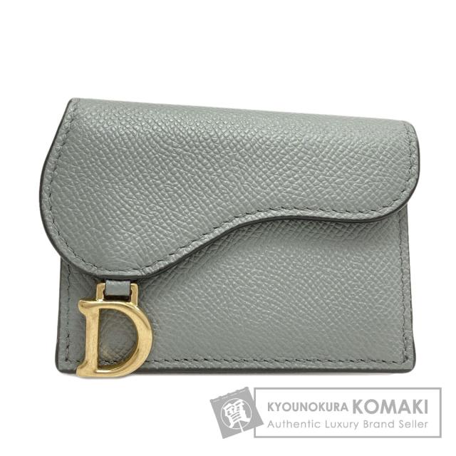 クリスチャンディオール CHRISTIAN DIOR  サドル ロータス  二つ折り財布（小銭入れあり） 中古