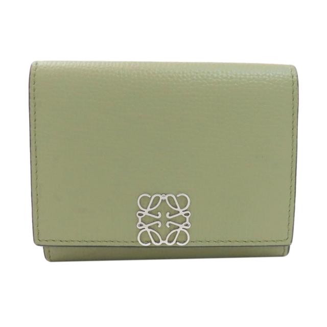 ロエベ LOEWE  アナグラム トライフォールド ウォレット  二つ折り財布（小銭入れあり） 中古_1