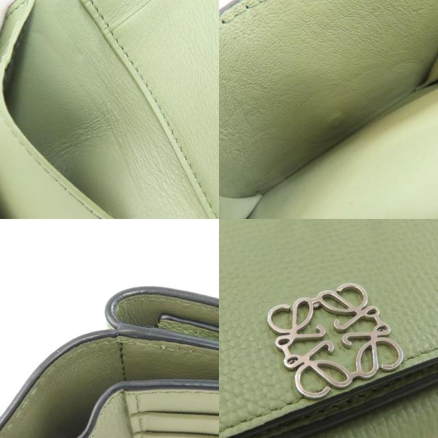 ロエベ LOEWE  アナグラム トライフォールド ウォレット  二つ折り財布（小銭入れあり） 中古_7