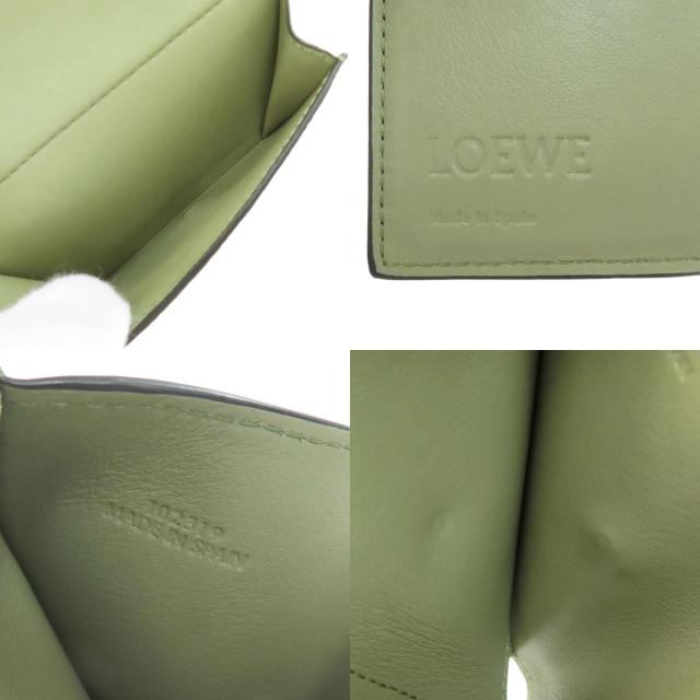 ロエベ LOEWE  アナグラム トライフォールド ウォレット  二つ折り財布（小銭入れあり） 中古_6