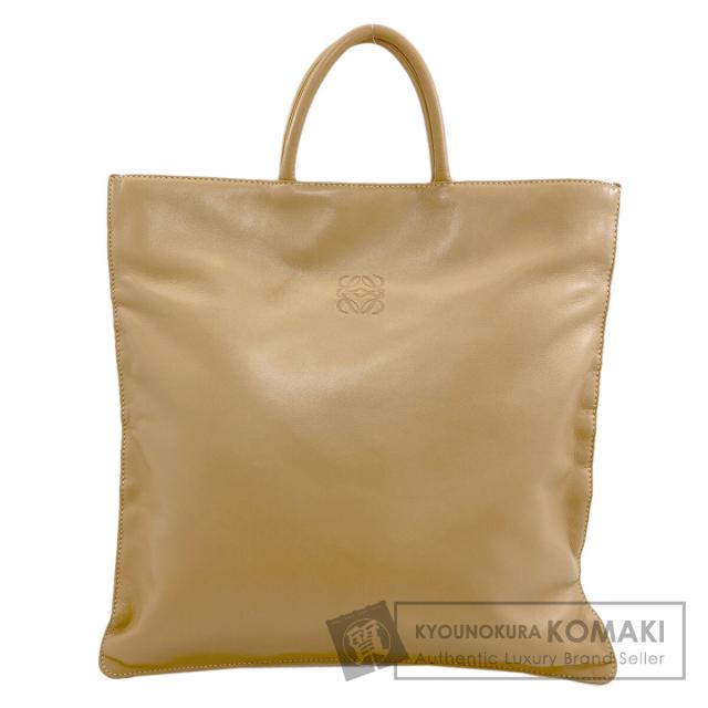 ロエベ LOEWE  アナグラム  ハンドバッグ ラムスキン レディース  中古