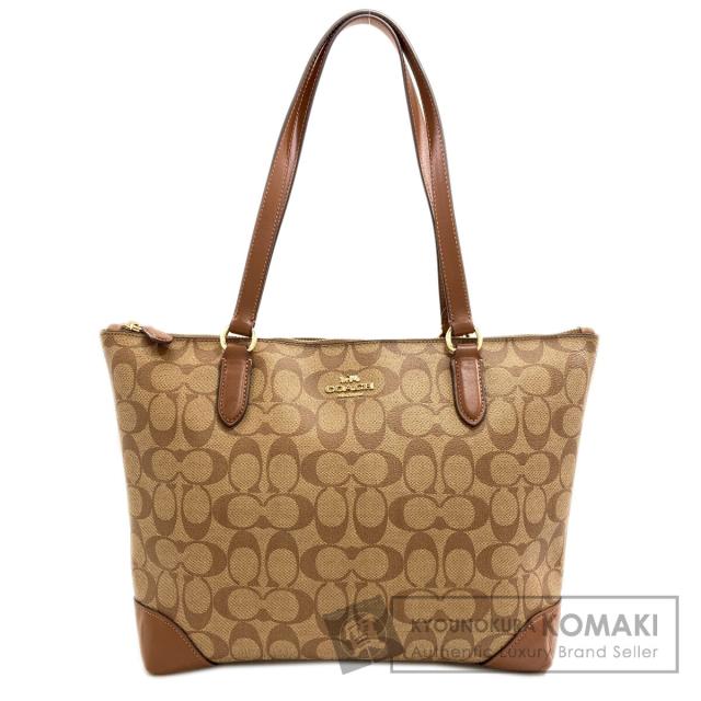 コーチ COACH F29208  シグネチャー  トートバッグ PVC レディース  中古