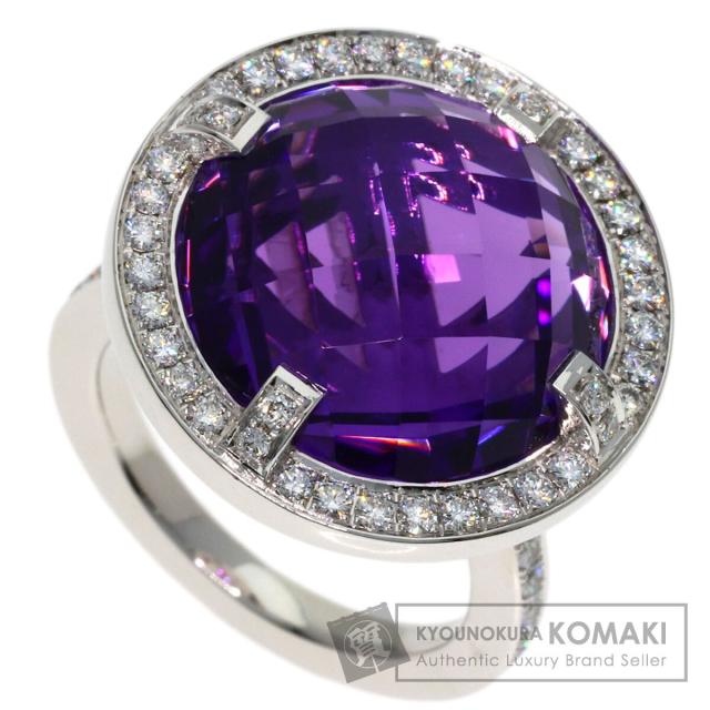 ショーメ Chaumet アトラップモア アメジスト ダイヤモンド #48 リング・指輪 中古