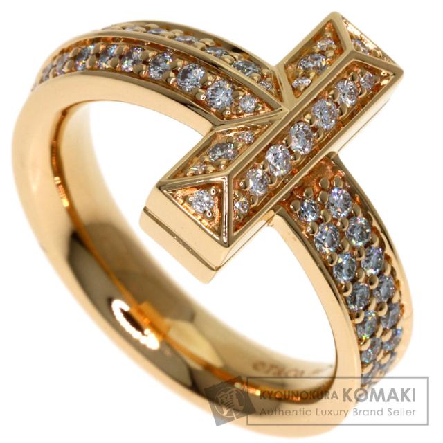 ティファニー TIFFANY&amp;Co.  Tワン ダイヤモンド  リング・指輪 K18ピンクゴールド レディース  中古