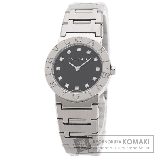 ブルガリ BVLGARI BB26SS/12 ブルガリブルガリ 12P ダイヤモンド 腕時計 ステンレススチール SS 中古