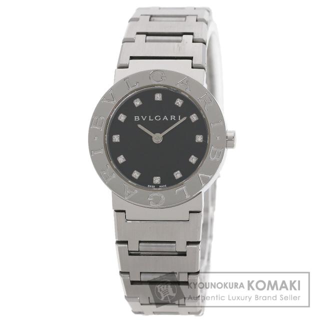 ブルガリ BVLGARI BB26SS  ブルガリブルガリ 12P ダイヤモンド  腕時計 ステンレススチール SS   中古