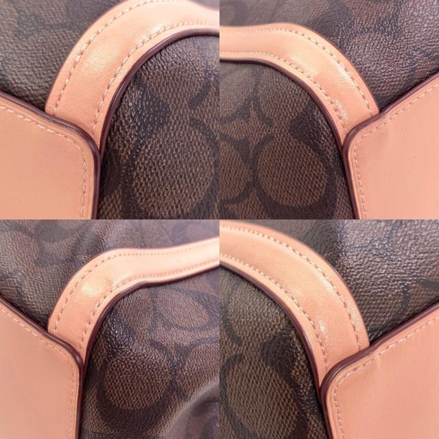 コーチ COACH C6232 クリスティ シグネチャー トートバッグ PVC レディース 中古_9