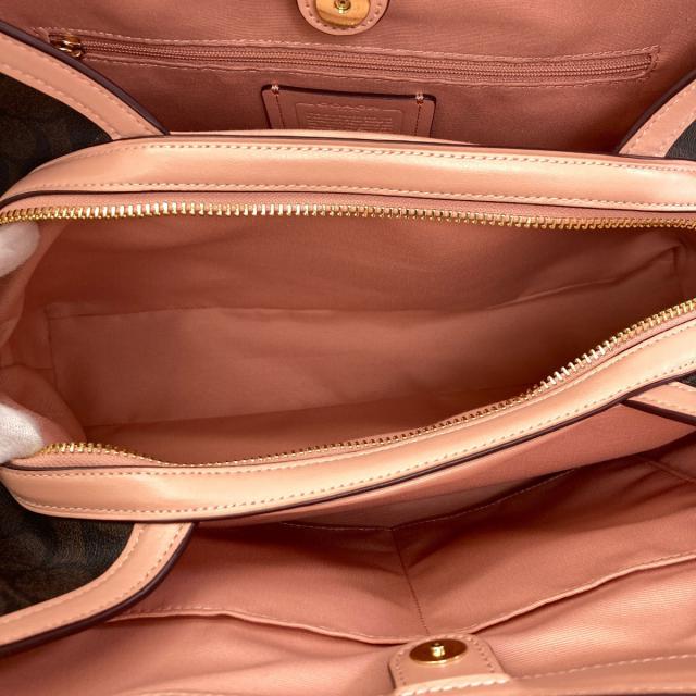 コーチ COACH C6232 クリスティ シグネチャー トートバッグ PVC レディース 中古_5