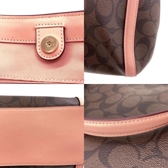 コーチ COACH C6232 クリスティ シグネチャー トートバッグ PVC レディース 中古_8