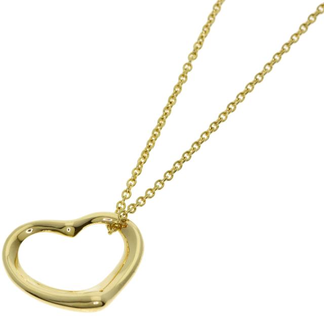 ティファニー TIFFANY&Co. オープンハート ネックレス K18イエローゴールド レディース 中古_1