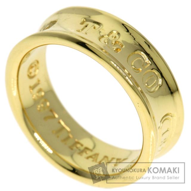ティファニー TIFFANY&amp;Co.  1837 ナロー  リング・指輪 K18イエローゴールド レディース  中古