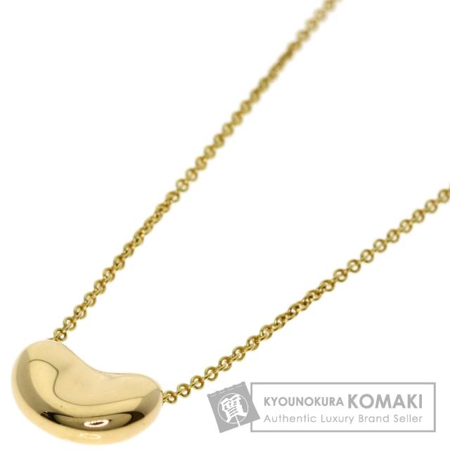 ティファニー TIFFANY&amp;Co.  ビーン  ネックレス K18イエローゴールド レディース  中古