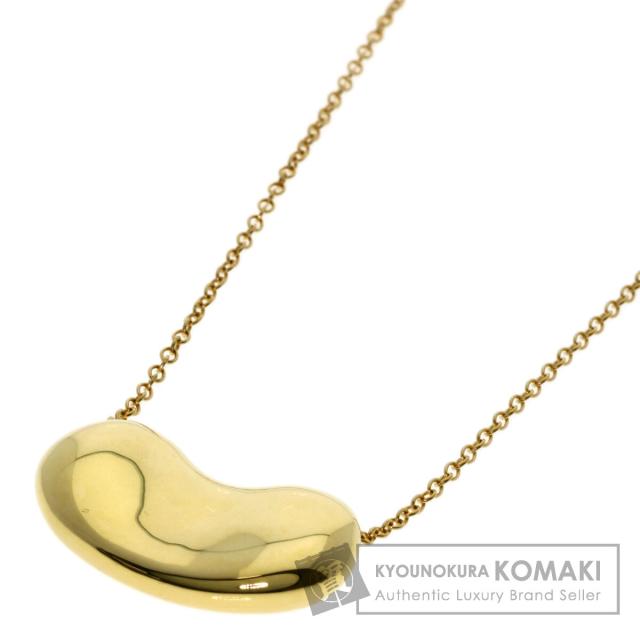 ティファニー TIFFANY&Co. ビーン ミディアム ネックレス K18イエローゴールド レディース 中古 197,735円