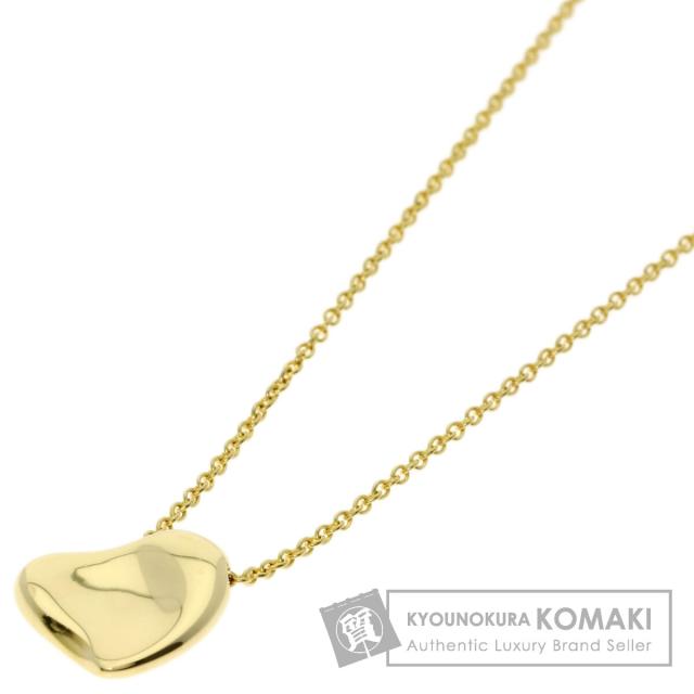 ティファニー TIFFANY&Co. フルハート ネックレス K18イエローゴールド レディース 中古