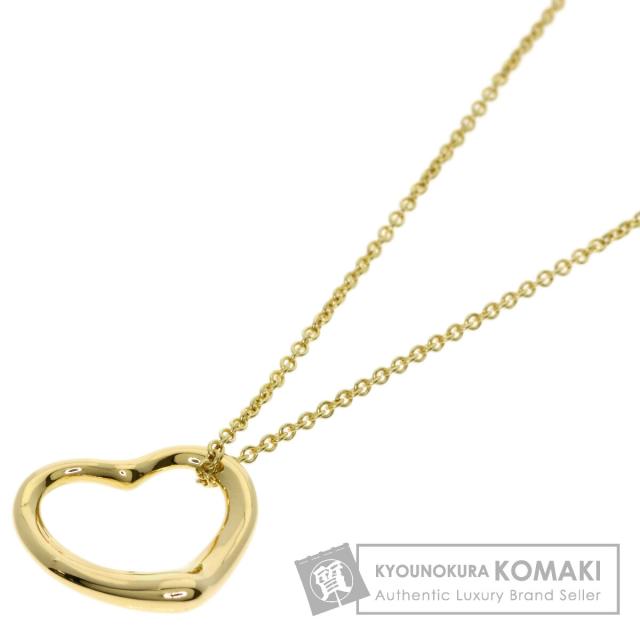 ティファニー TIFFANY&Co. オープンハート ネックレス K18イエローゴールド レディース 中古