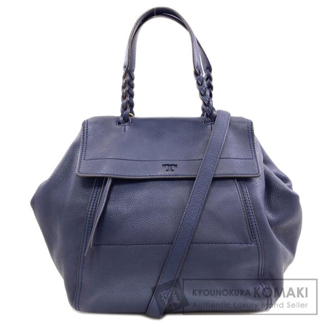 トリーバーチ Tory Burch  ハーフムーン 2WAY  ハンドバッグ レザー レディース  中古
