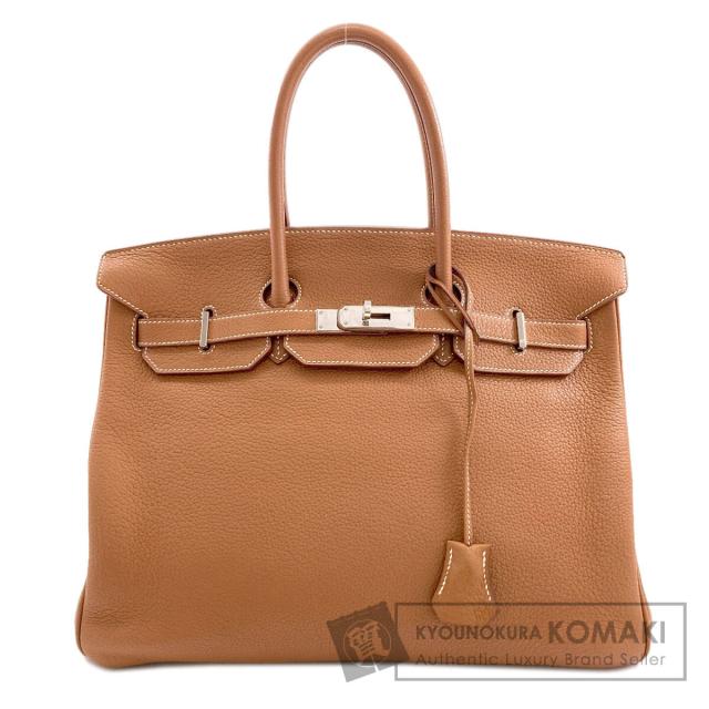 エルメス HERMES  バーキン35 ゴールド シルバー金具  ハンドバッグ トリヨン レディース  中古