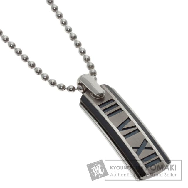 ティファニー TIFFANY&amp;Co.  アトラス プレート  ネックレス シルバー レディース  中古