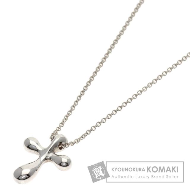 ティファニー TIFFANY&Co. スモールクロス ネックレス シルバー レディース 中古