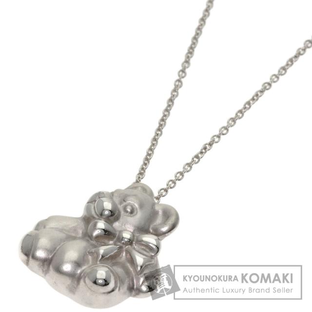 ティファニー TIFFANY&amp;Co.  テディベア  ネックレス シルバー レディース  中古
