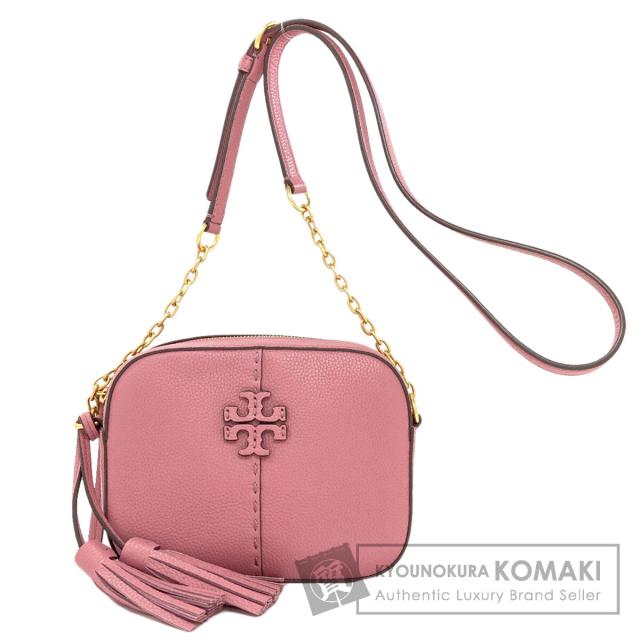 トリーバーチ Tory Burch  ロゴ  ショルダーバッグ レザー レディース  中古