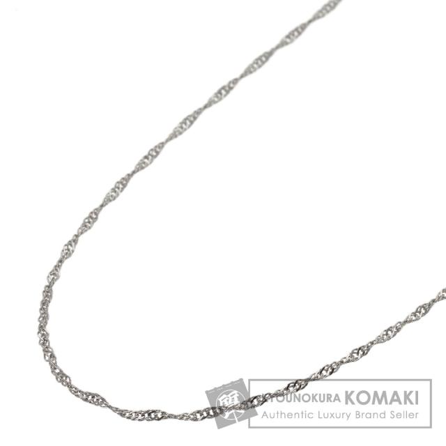 セレクトジュエリー SELECT JEWELRY  スクリュー チェーン 44cm  ネックレス プラチナPT850     中古