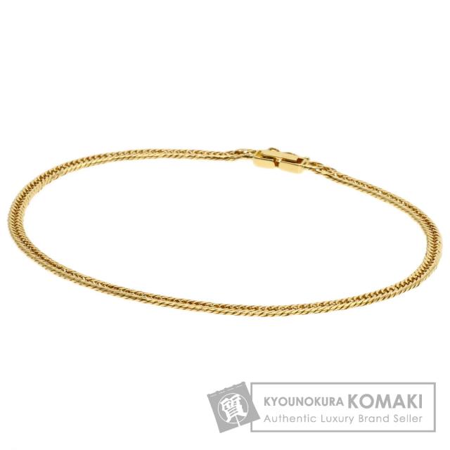 セレクトジュエリー SELECT JEWELRY  喜平 キヘイ W6面  ブレスレット K18イエローゴールド     中古