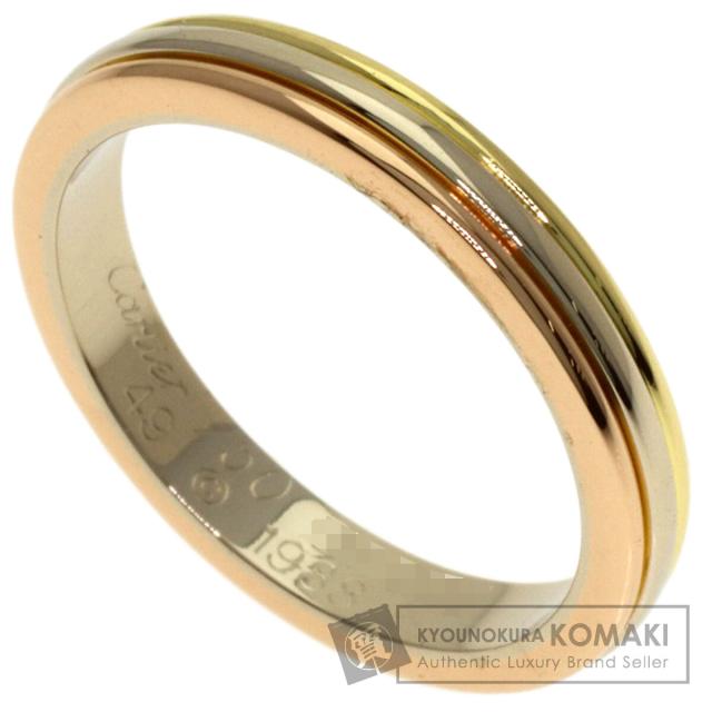 カルティエ CARTIER  スリー色合い #49  輪っか・指環 K18黄色ゴールド レディース  中古