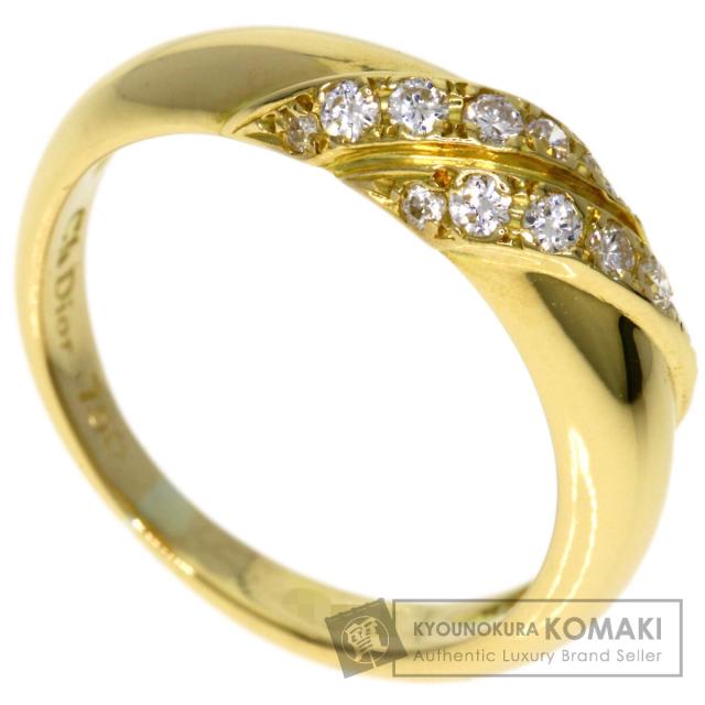 ディオール CHRISTIAN DIOR  金剛石  輪っか・指環 K18黄色ゴールド 中古