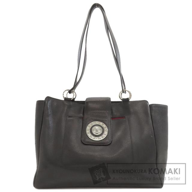 ブルガリ BVLGARI  ロゴ  トートバッグ レザー レディース  中古