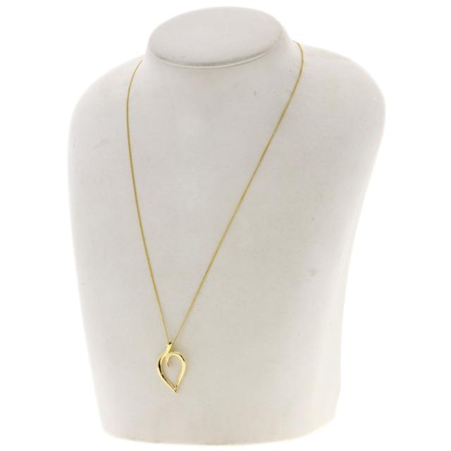 ティファニー TIFFANY&Co. リーフ ハート ネックレス K18イエローゴールド レディース 中古_4