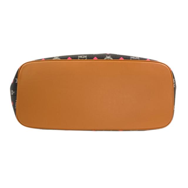 エムシーエム MCM  ロゴ  トートバッグ レザー レディース  中古_4