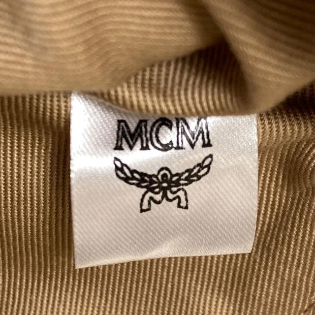 エムシーエム MCM  ロゴ  トートバッグ レザー レディース  中古_6