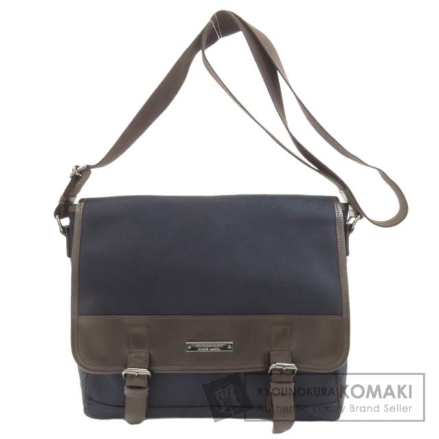 バーバリー BURBERRY ブラックレーベル ショルダーバッグ ナイロンキャンバス レディース 中古