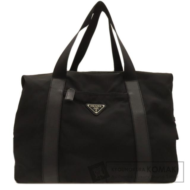 プラダ PRADA  ロゴ金具  トートバッグ ナイロン素材 レディース  中古