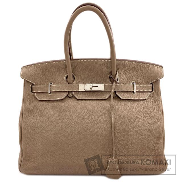 エルメス HERMES  バーキン35 エトープ シルバー金具  ハンドバッグ トゴ レディース  中古