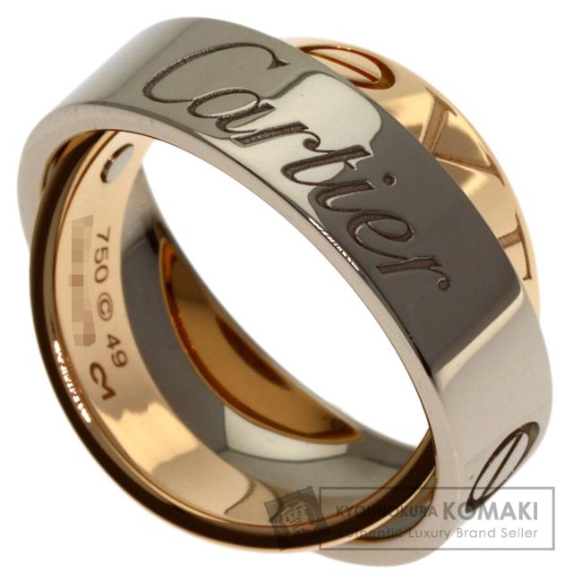 カルティエ CARTIER  シークレットラブ #49  リング・指輪 K18ホワイトゴールド レディース  中古