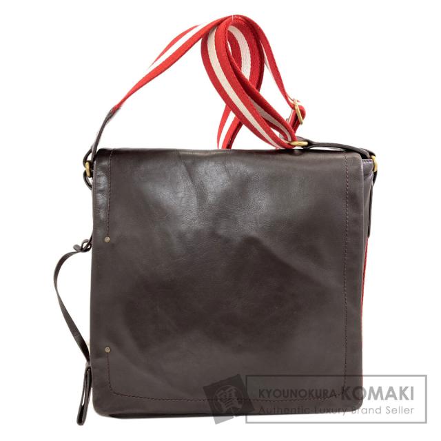 バリー BALLY  バリーストライプ  ショルダーバッグ レザー レディース  中古