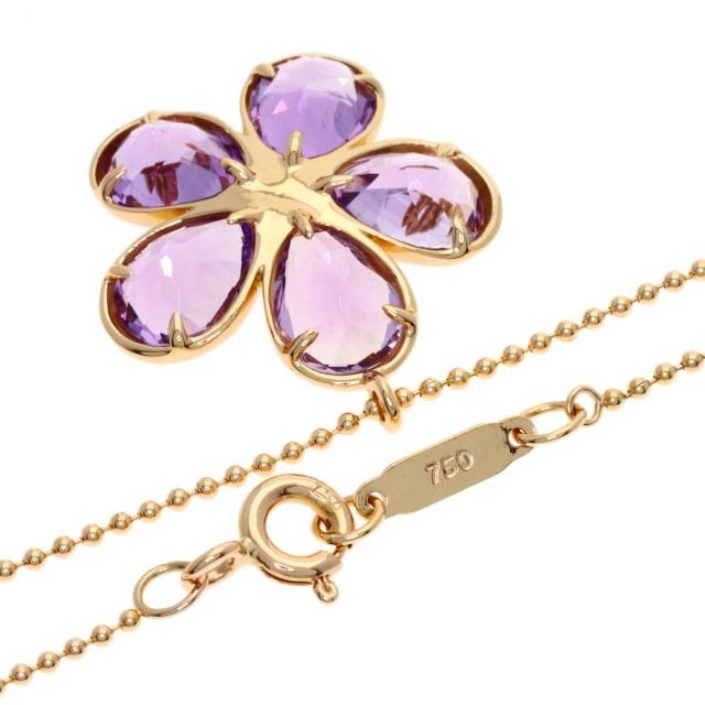 ティファニー TIFFANY&amp;Co.  ガーデン フラワー アメジスト ダイヤモンド  ネックレス 中古_2