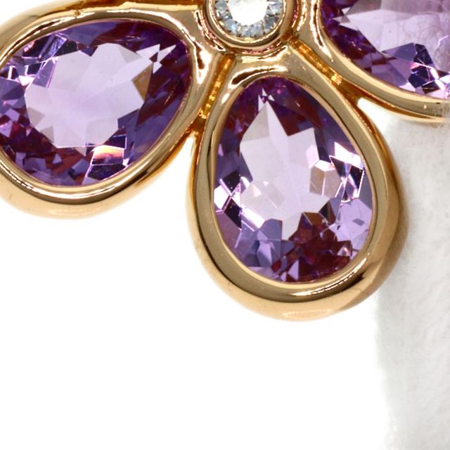 ティファニー TIFFANY&amp;Co.  ガーデン フラワー アメジスト ダイヤモンド  ネックレス 中古_5