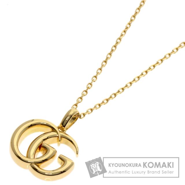 グッチ GUCCI  GGランニング ロング  ネックレス K18イエローゴールド レディース  中古