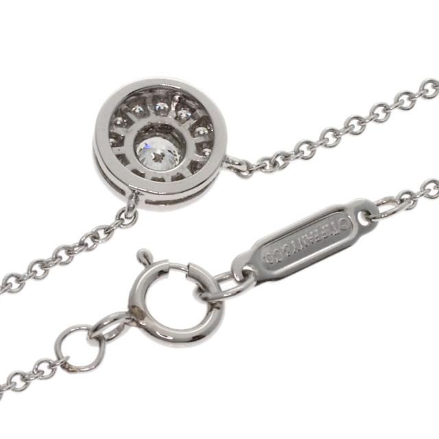 ティファニー TIFFANY&amp;Co.  サークレット ダイヤモンド  ネックレス プラチナPT950 レディース  中古_2