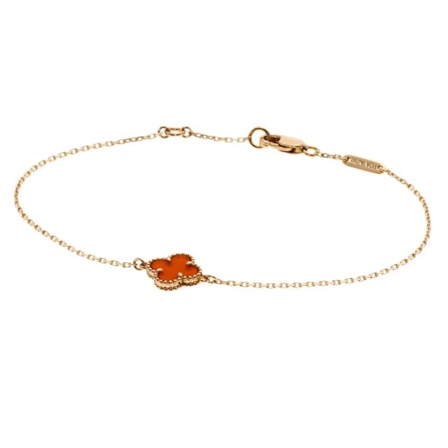ヴァンクリーフ＆アーペル Van Cleef &amp; Arpels  スウィート アルハンブラ カーネリアン  中古_1