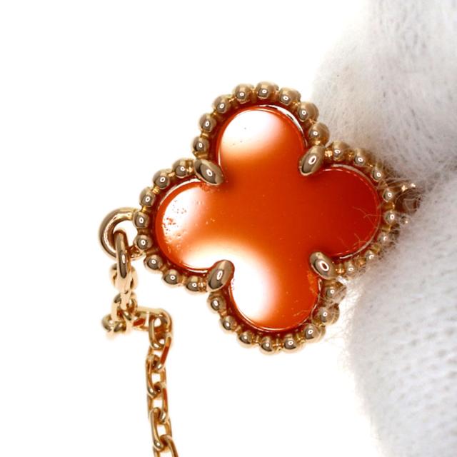 ヴァンクリーフ＆アーペル Van Cleef &amp; Arpels  スウィート アルハンブラ カーネリアン  中古_6