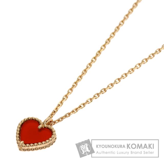 ヴァンクリーフ＆アーペル Van Cleef &amp; Arpels  スウィート ハート カーネリアン  ネックレス 中古