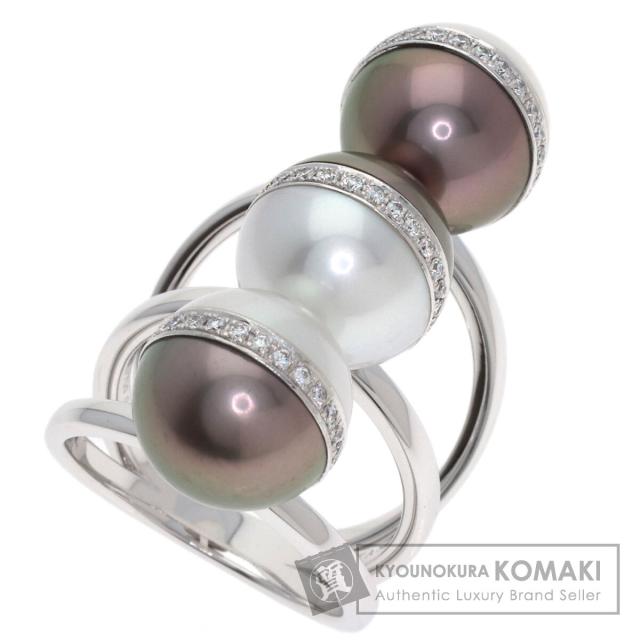 タサキ TASAKI  バランス ユナイト パール 真珠 ダイヤモンド  リング・指輪 中古